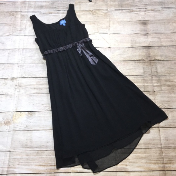 SIMPLY VERA BY VERA WANG Black Midi Dress 10 - Picture 6 of 10